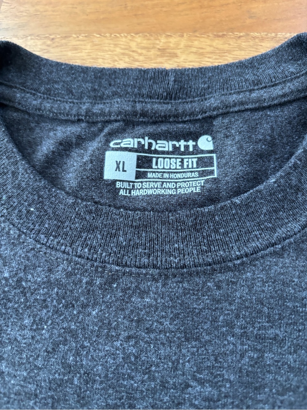 Carhartt Pocket Tee Dark Gray XL - Picture 4 of 6